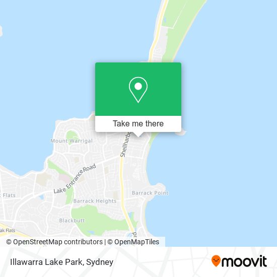 Mapa Illawarra Lake Park