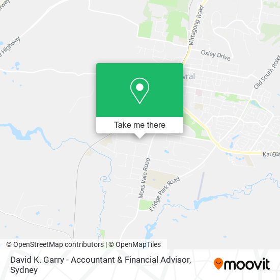 David K. Garry - Accountant & Financial Advisor map