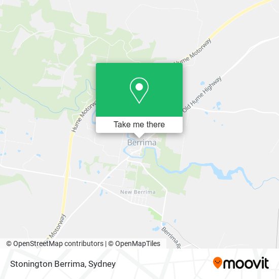 Stonington Berrima map