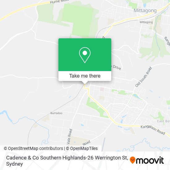 Mapa Cadence & Co Southern Highlands-26 Werrington St