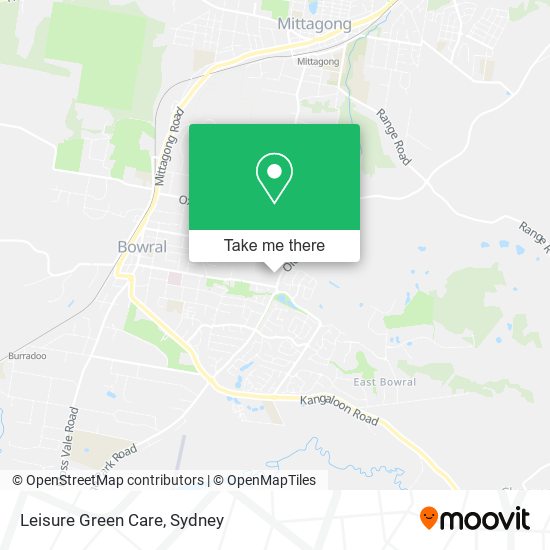 Leisure Green Care map