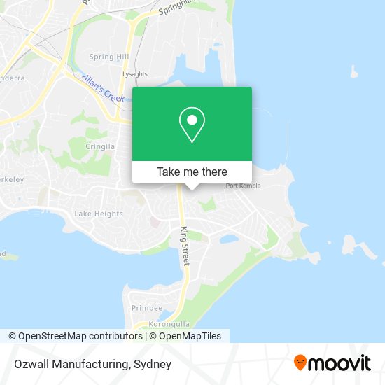 Ozwall Manufacturing map