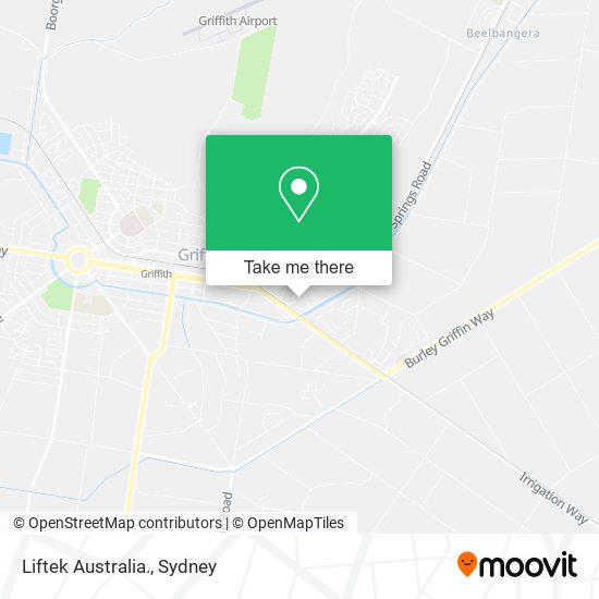 Liftek Australia. map
