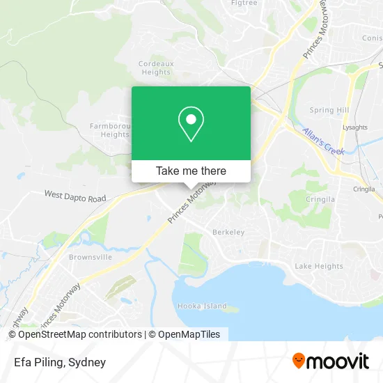 Efa Piling map