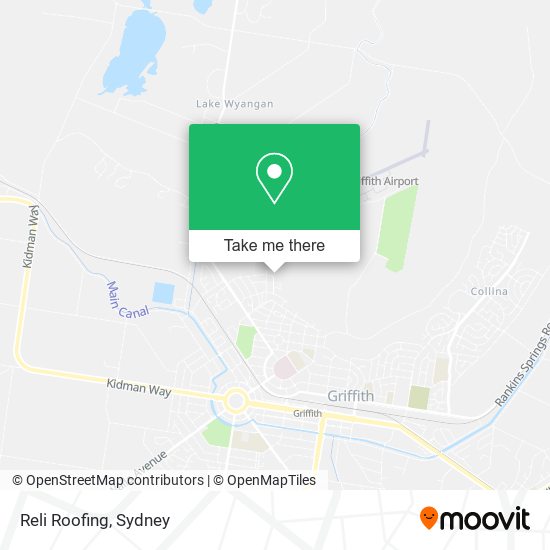 Reli Roofing map