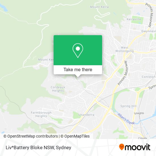 Liv*Battery Bloke NSW map