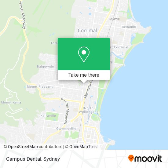 Campus Dental map