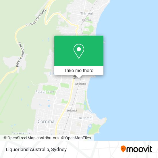 Liquorland Australia map