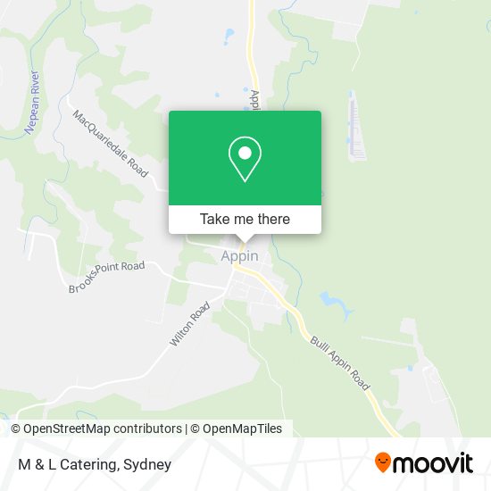 M & L Catering map