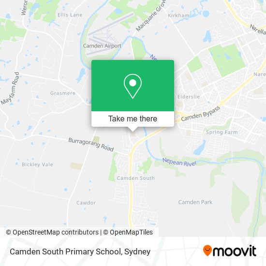 Mapa Camden South Primary School