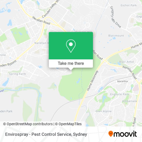 Envirospray - Pest Control Service map