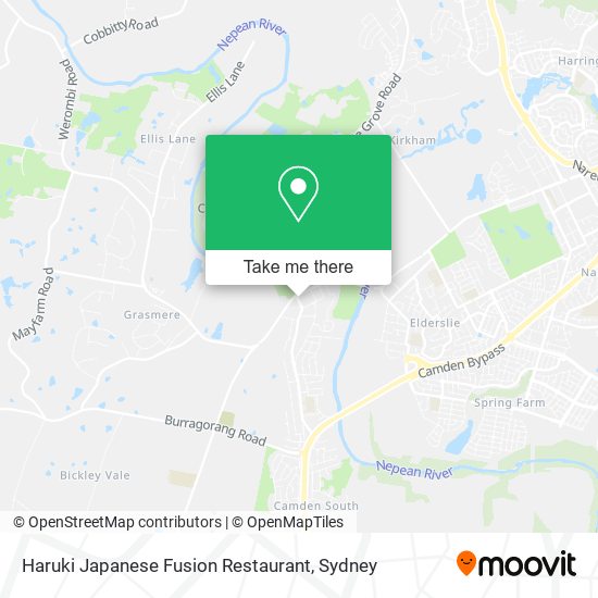 Haruki Japanese Fusion Restaurant map