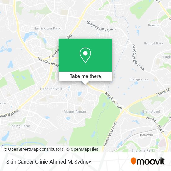 Skin Cancer Clinic-Ahmed M map