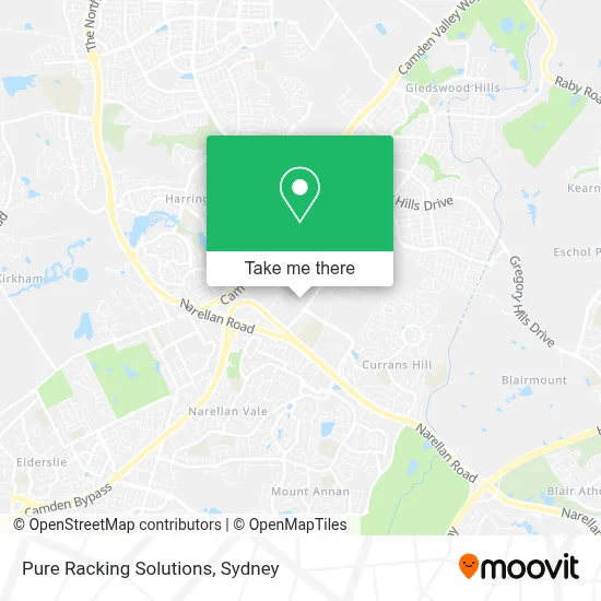 Pure Racking Solutions map