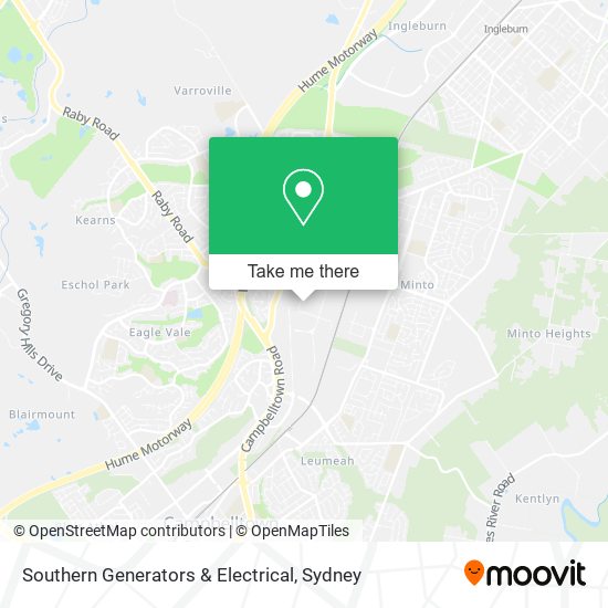 Southern Generators & Electrical map