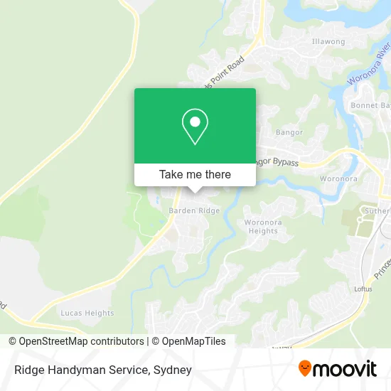 Ridge Handyman Service map