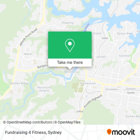 Fundraising 4 Fitness map