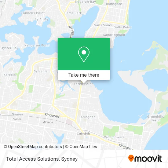 Total Access Solutions map