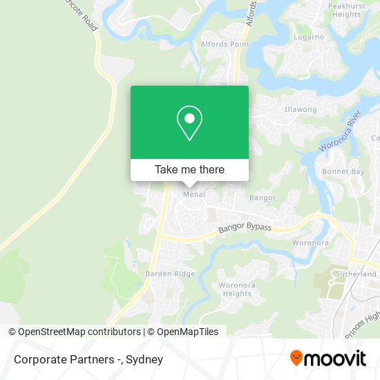 Corporate Partners - map