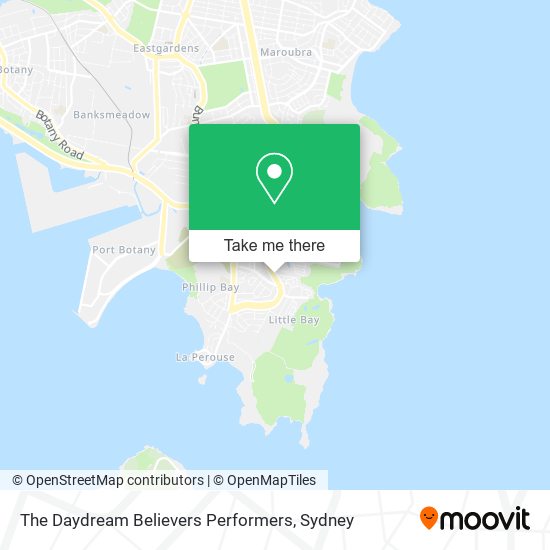 The Daydream Believers Performers map