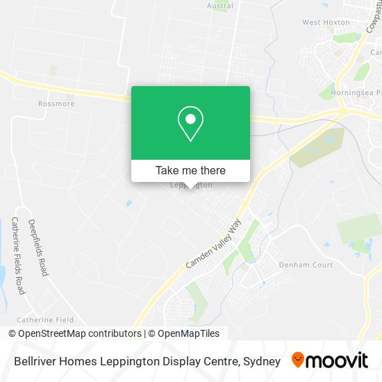Bellriver Homes Leppington Display Centre map