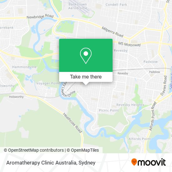 Aromatherapy Clinic Australia map