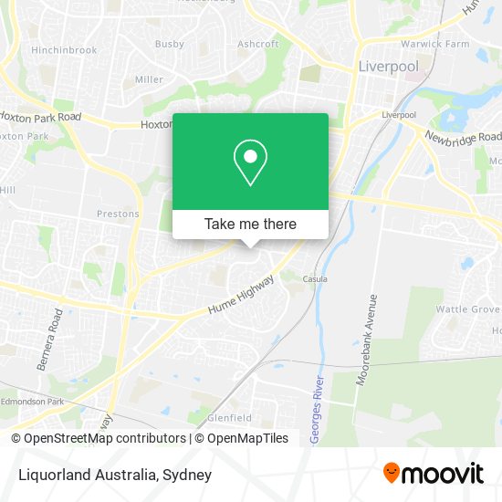Liquorland Australia map