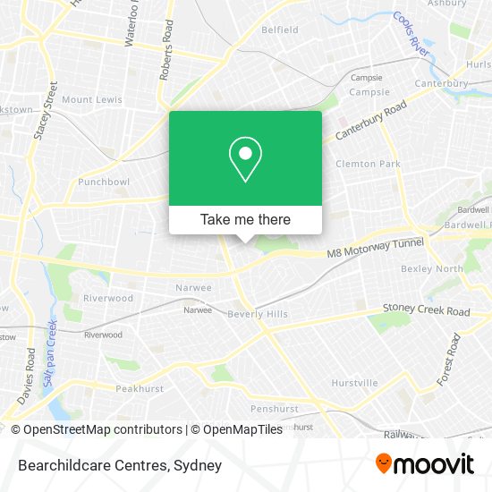 Bearchildcare Centres map