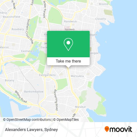 Alexanders Lawyers map