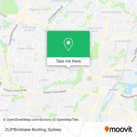 ZLR*Brisbane Roofing map