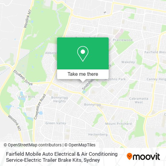 Fairfield Mobile Auto Electrical & Air Conditioning Service-Electric Trailer Brake Kits map