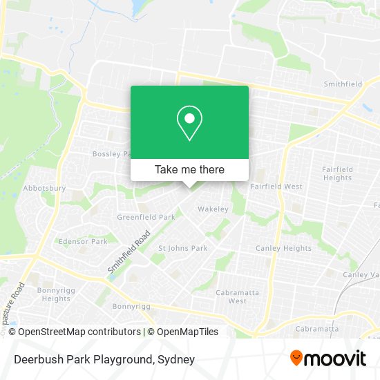Deerbush Park Playground map