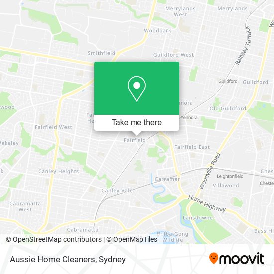 Mapa Aussie Home Cleaners