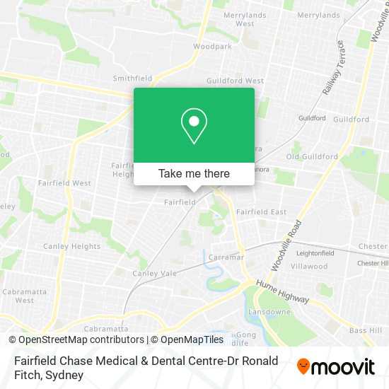 Fairfield Chase Medical & Dental Centre-Dr Ronald Fitch map
