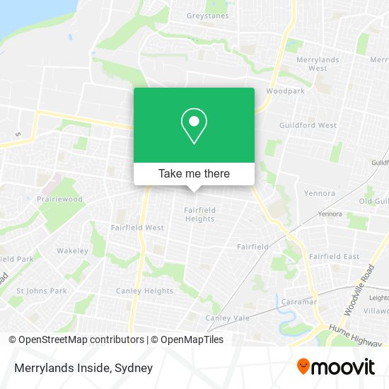 Merrylands Inside map