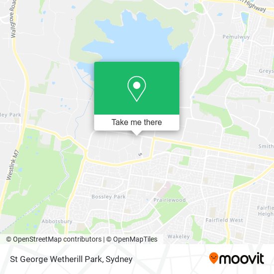 St George Wetherill Park map