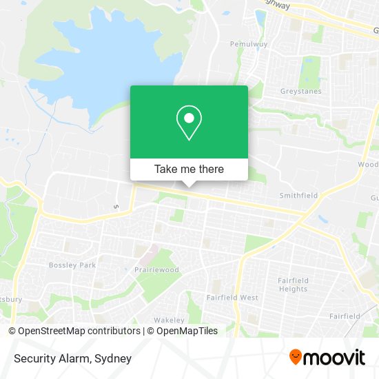 Security Alarm map