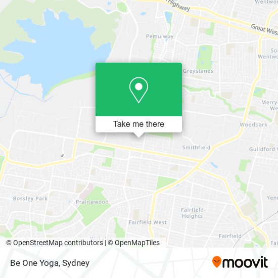 Be One Yoga map