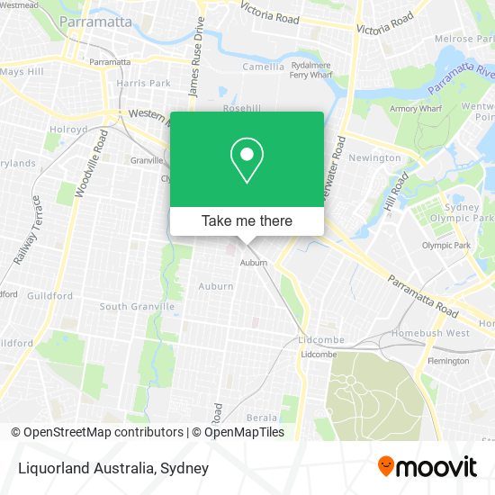 Mapa Liquorland Australia