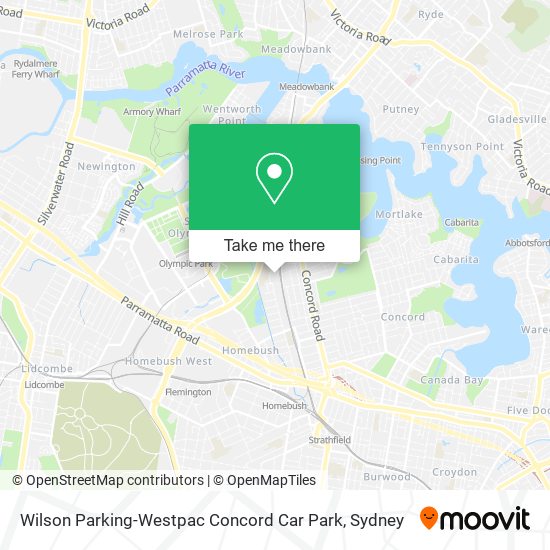 Wilson Parking-Westpac Concord Car Park map