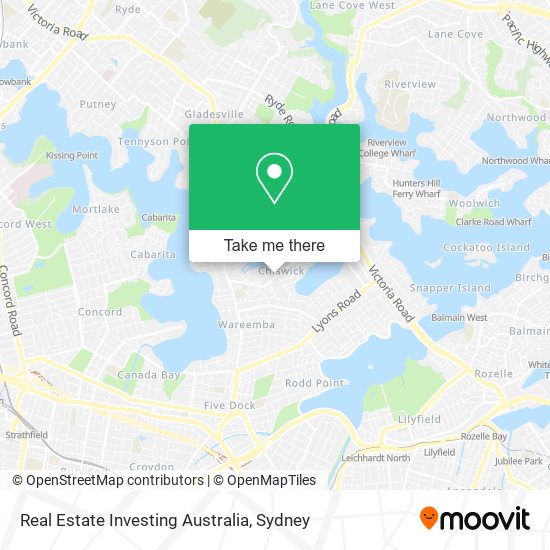 Real Estate Investing Australia map