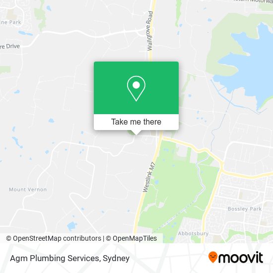 Agm Plumbing Services map