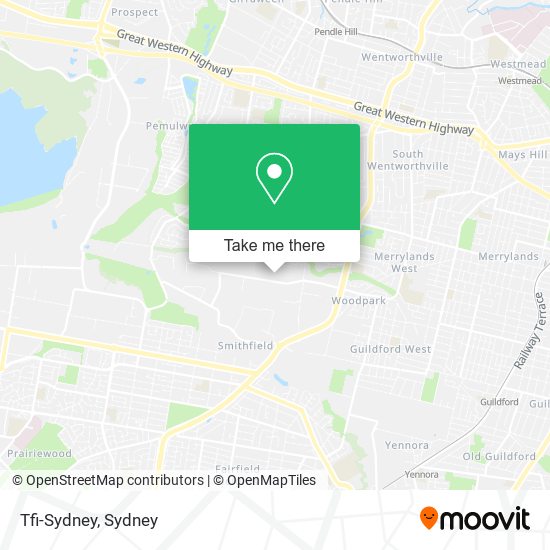 Tfi-Sydney map