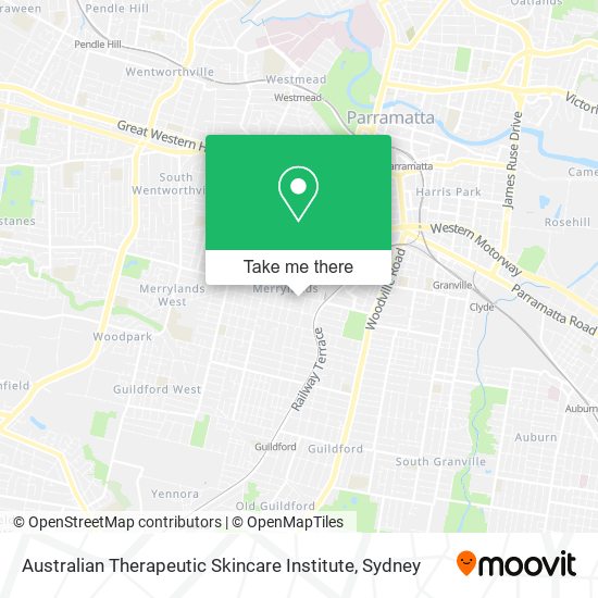 Australian Therapeutic Skincare Institute map