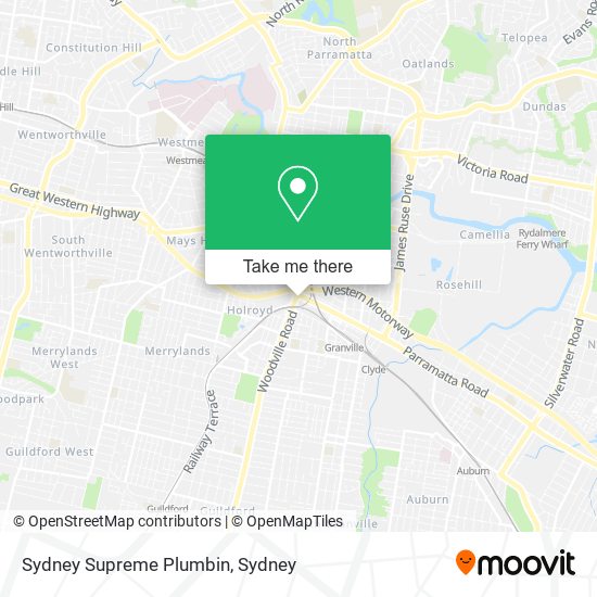 Sydney Supreme Plumbin map