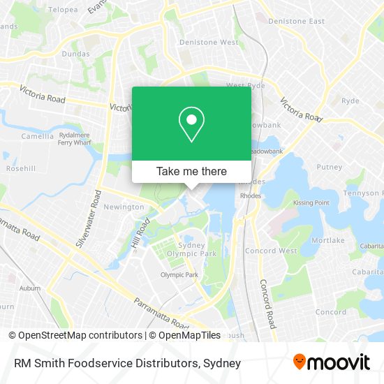 RM Smith Foodservice Distributors map