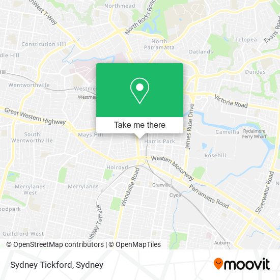Sydney Tickford map