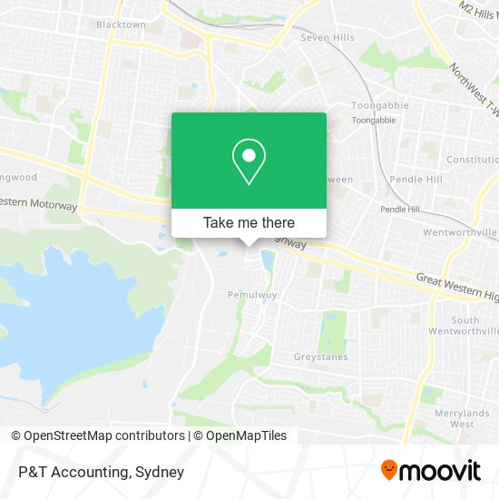 P&T Accounting map