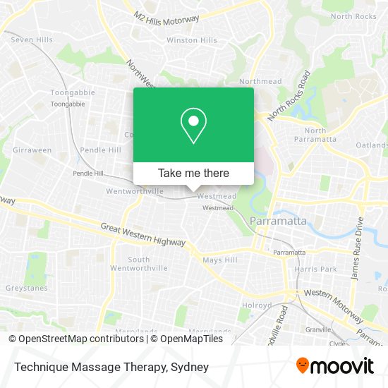 Technique Massage Therapy map