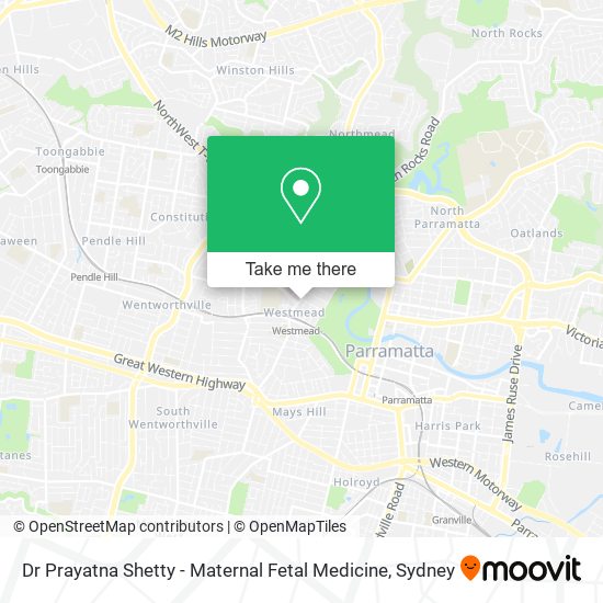 Mapa Dr Prayatna Shetty - Maternal Fetal Medicine